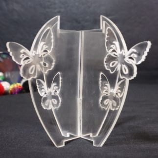 Laser Cut Butterfly Tealight Candle Holder Acrylic 3mm Free Vector