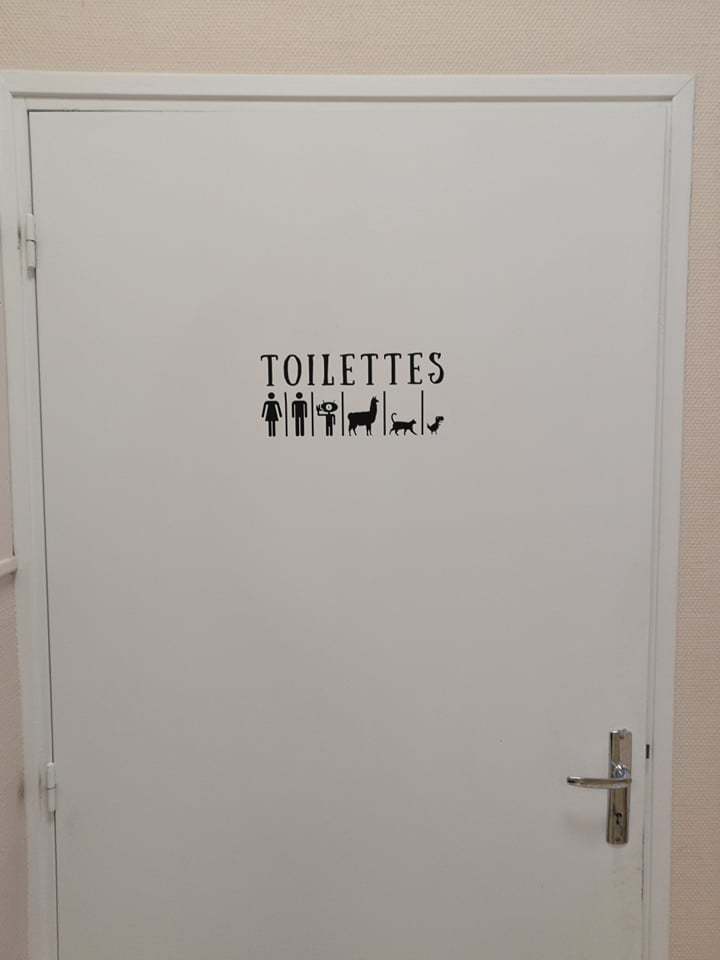 Laser Cut Toilet Wall Stickers DXF File