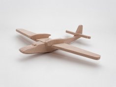 Avión cortado con láser Dornier Do 26 modelo de madera de barco volador