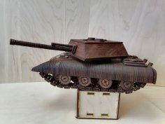 Laser Cut Army Tank Piggy Bank