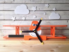 Laser Cut Airplane Shelf Nursery Kids Room Wall Shelf Free Vector