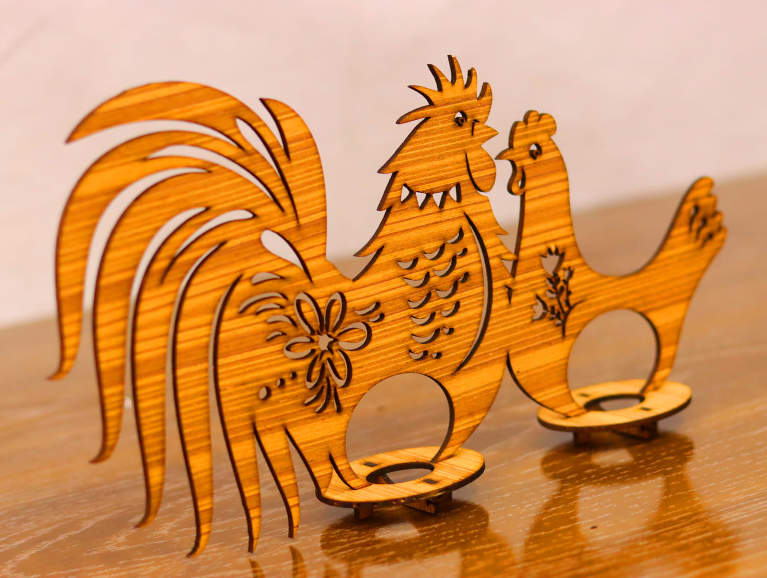 Laser Cut Chicken Egg Holder 3mm Free Vector