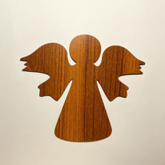 Laser Cut Wooden Angel Cutout Unfinished Wood Craft Blank Free Vector