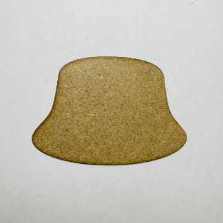 Laser Cut Bucket Hat Wood Cutout Unfinished Wood Craft Blank Free Vector