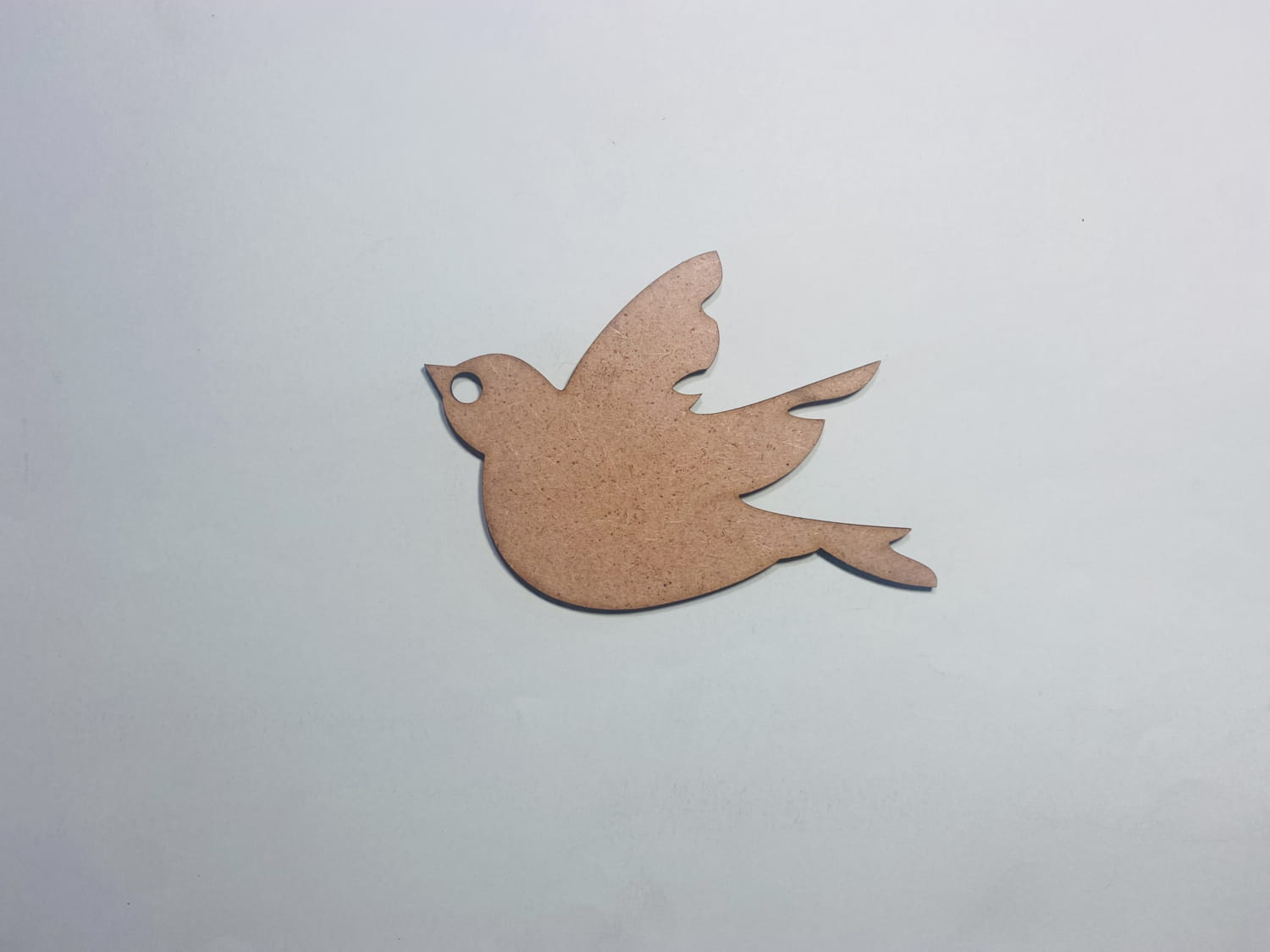 Laser Cut Bird Shape Unfinished Wood Craft Cutout Free Vector