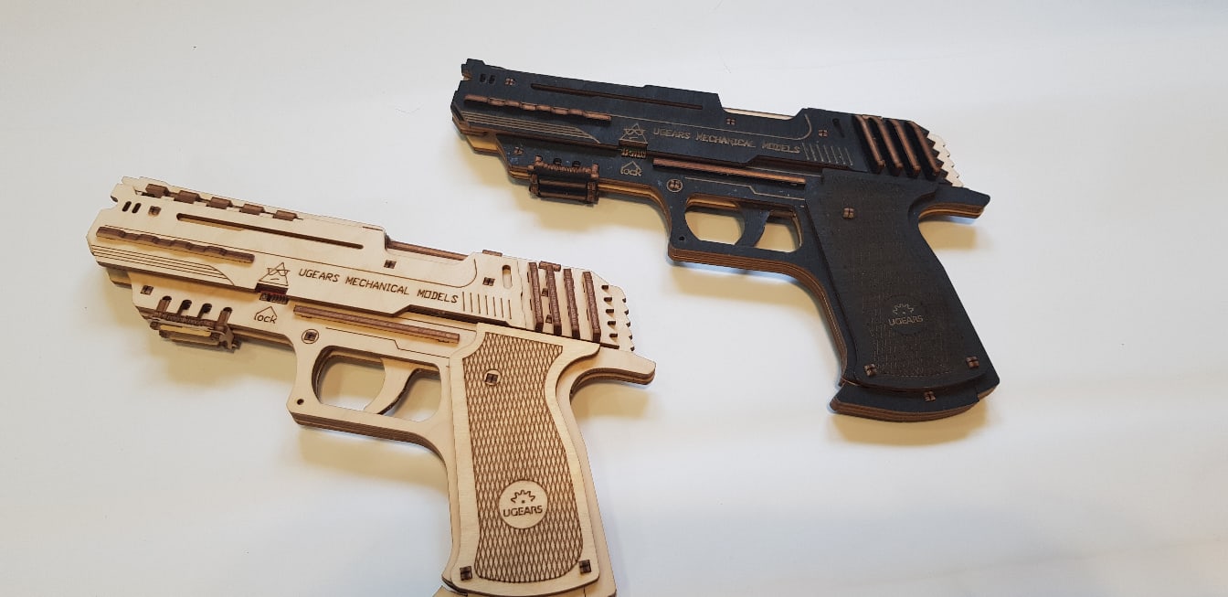 Download Laser Cut Rubber Band Gun 3mm Plywood Free Vector Cdr Download 3axis Co