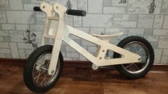 Wooden Balance Bike Laser Cut CNC Router Template DWG File