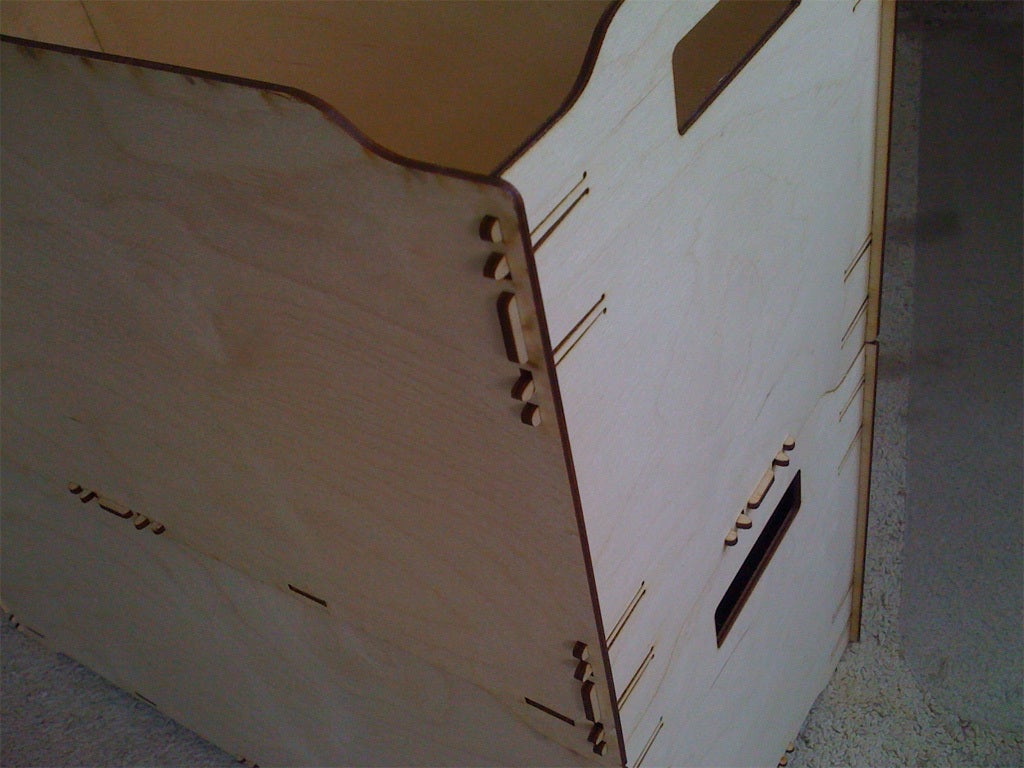 Laser Cut Stack Box 3mm Plywood Free Vector