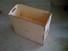 Коробка для стека с лазерной резкой 3 мм фанера
