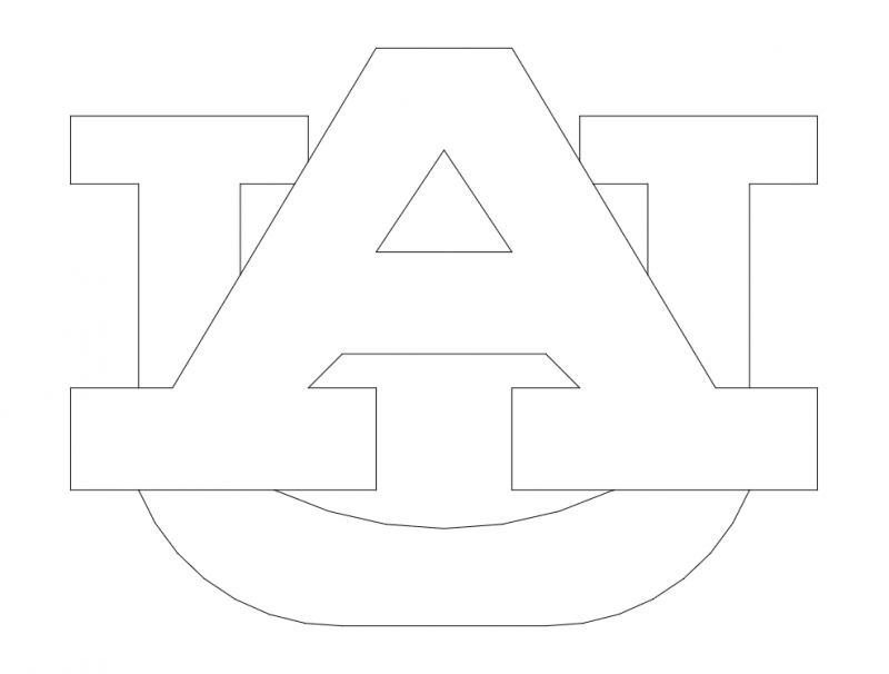 Download Auburn Logo dxf File Free Download - 3axis.co