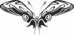 Clipart vectoriel papillon 015