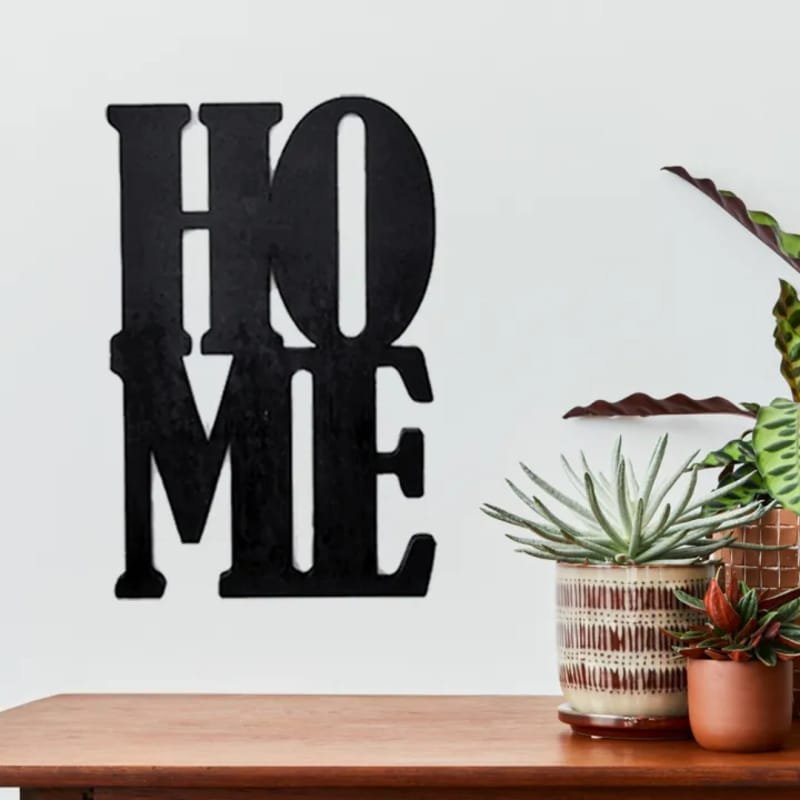 Laser Cut Home Sign Wooden Home Letters Wall Hanging Decor