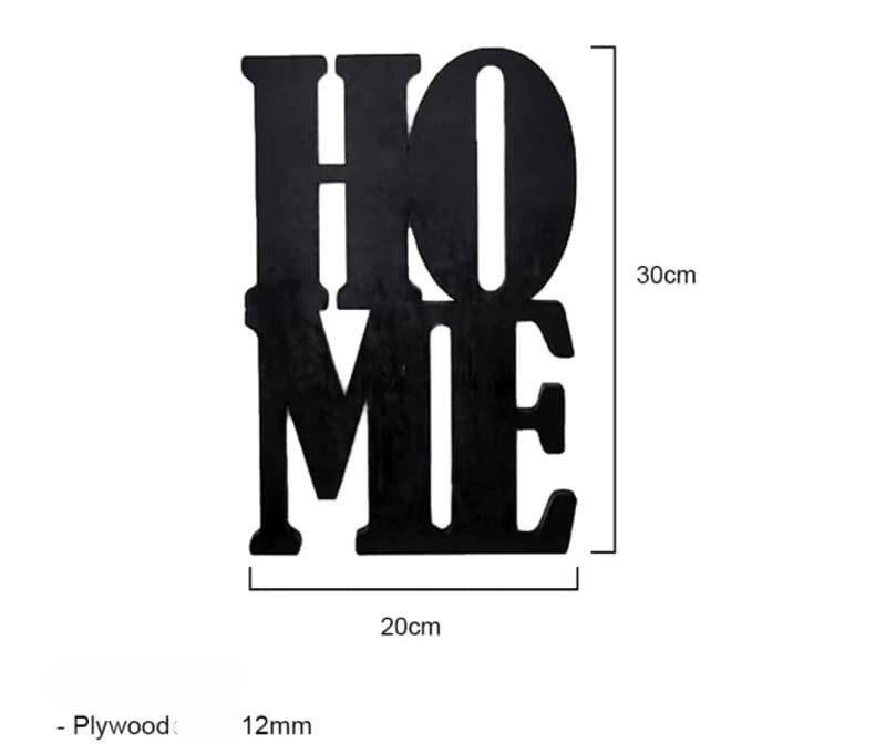 Laser Cut Home Sign Wooden Home Letters Wall Hanging Decor