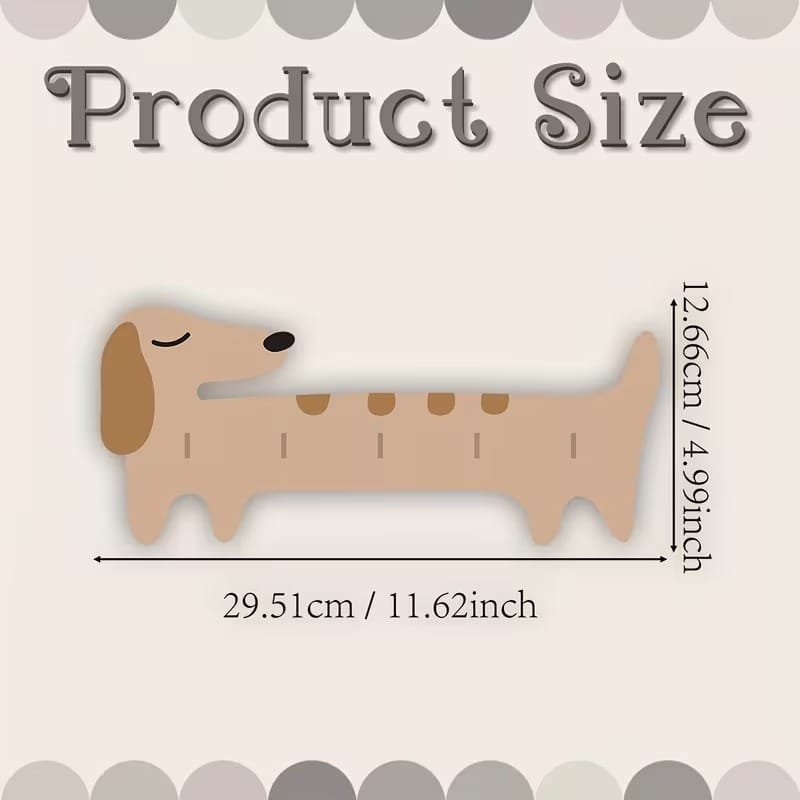 Laser Cut Dachshund Wall Key Holder – Dog Wall Hooks Hanger