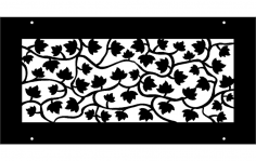 Vine pattern dxf File