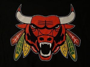 Arquivo dxf Chicago Bulls e Chicago Blackhawks