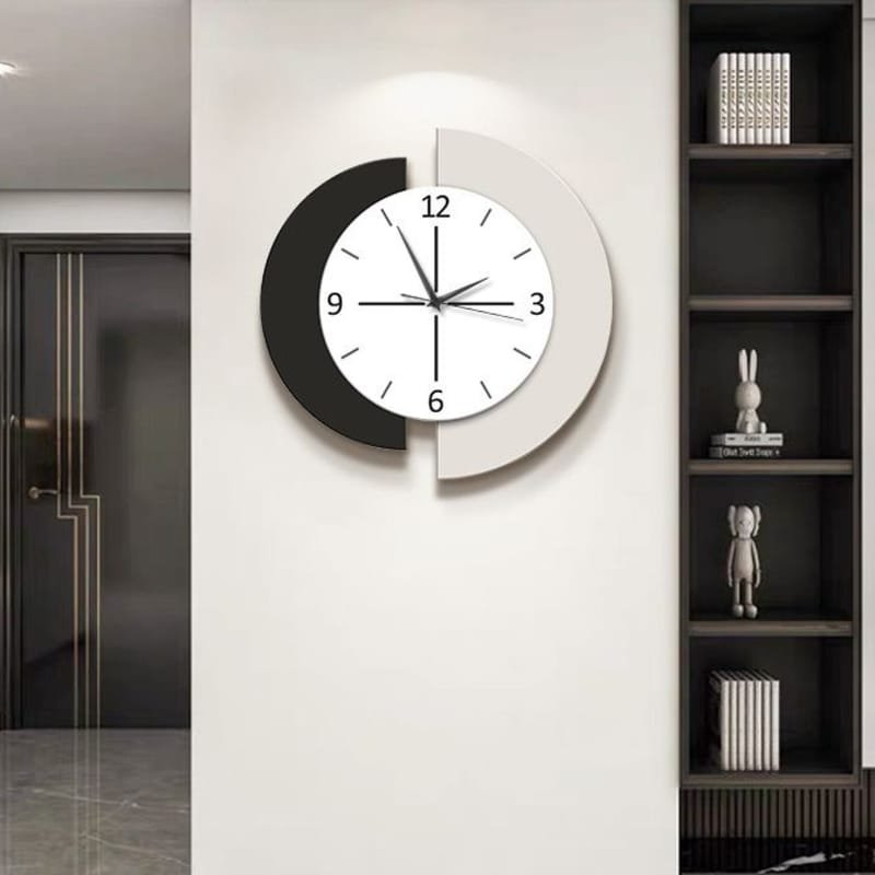 Laser Cut Modern Minimalist Wall Clock, Modern Home Wall Decor