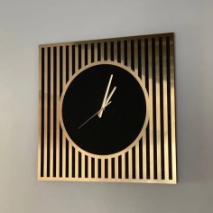 Laser Cut Large Elegant Wall Clock, Creative Fashion Style Home Decor