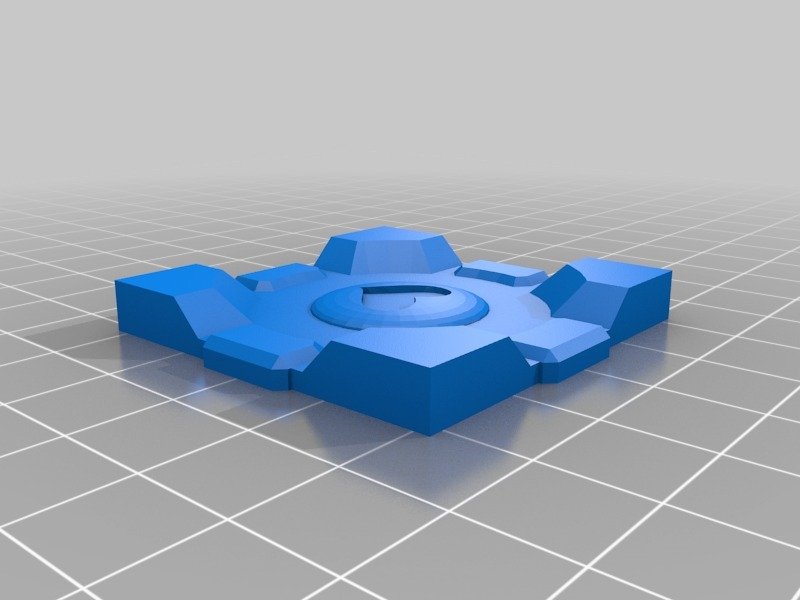 Extra Printable Companion Cube Box 3D Printer Model Download Free STL ...