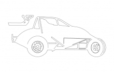 Sprint Car 2 archivo dxf