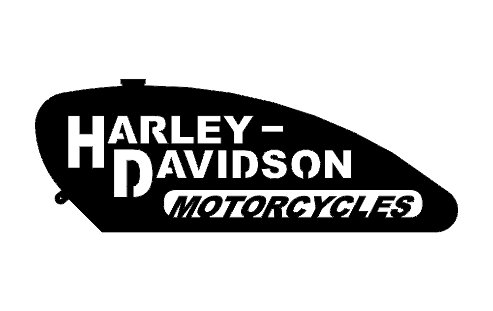 Harley Gaz Tankı dxf Dosyası