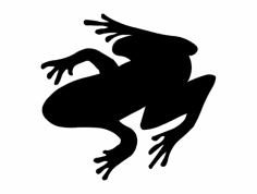 zaba (sylwetka żaby) plik dxf