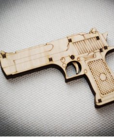 Laserowe wycinanie 3D pistoletu
