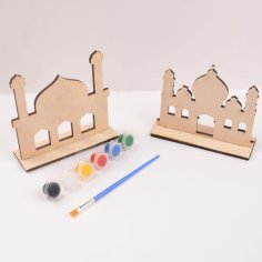 Laser Cut Diy Wood Ramadan Kids Activity – Paint Your Own Mosque