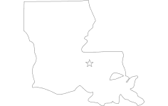 路易斯安那州 dxf 文件