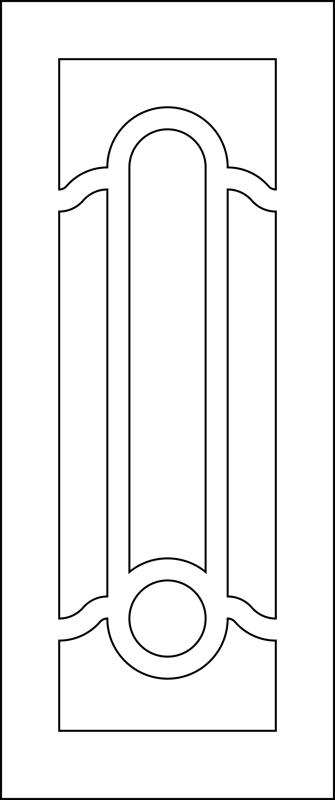 Vector de diseño de puerta de madera Interior Mdf