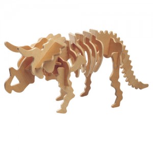 Rompecabezas Triceratops 3D