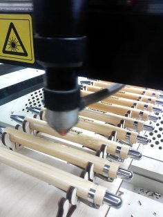 Laser Cut Pen Engraving Setup Free Vector