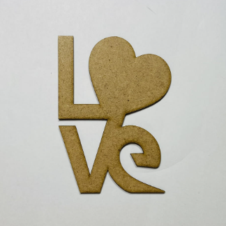 Laser Cut Love Heart Shape Unfinished Wood Craft Cutout Free Vector