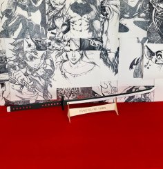 Laserowo wycinany miecz Tanjiro Katana 4mm