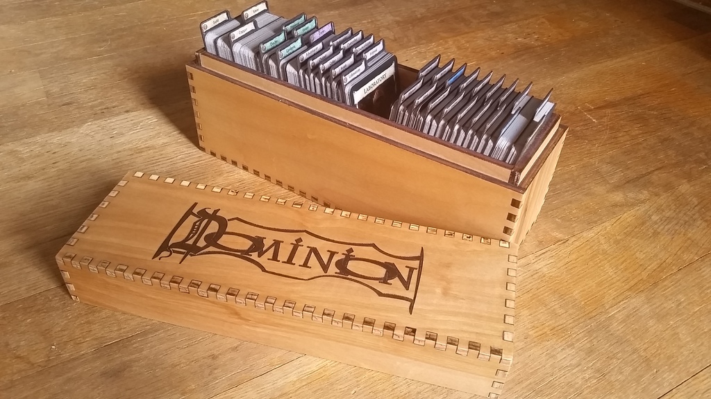 Laser Cut Dominion Organizer DXF File