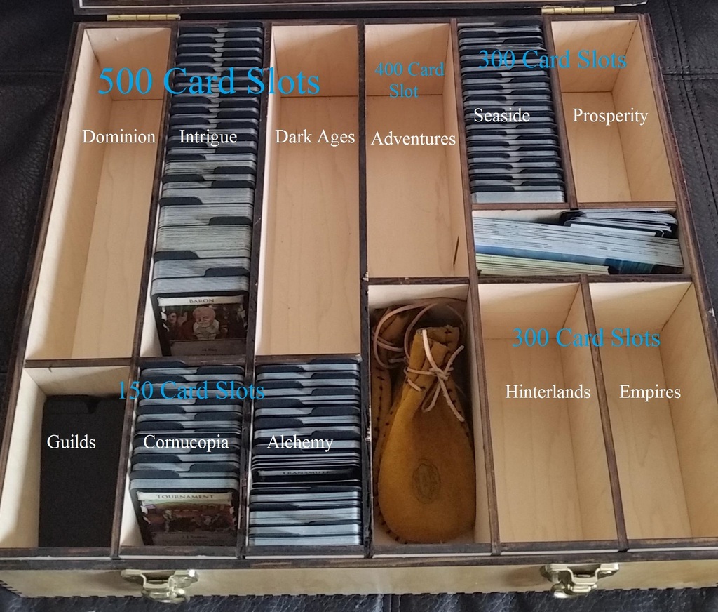 Laser Cut Dominion Organizer DXF File