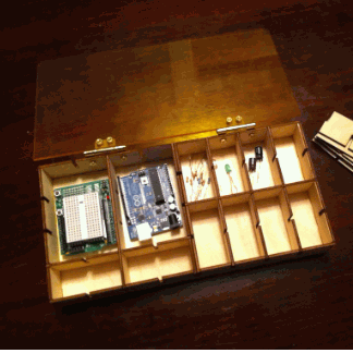 Laser Cut Compartment Storage Box DXF File