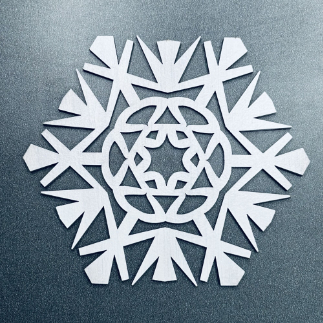 Laser Cut Christmas Snowflake SVG File