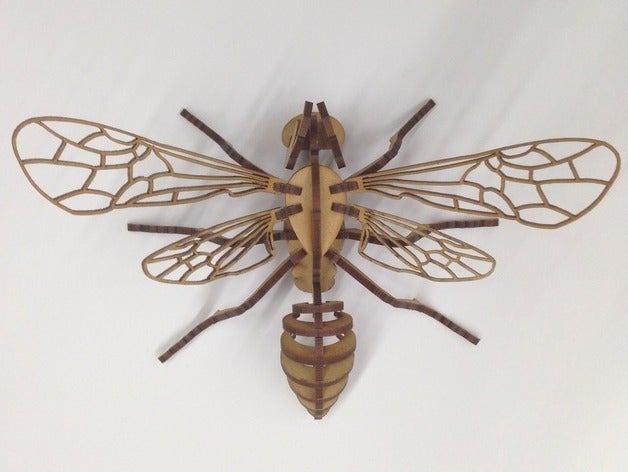 Laserowo wycinane puzzle pszczół 3mm ze sklejki akrylowej