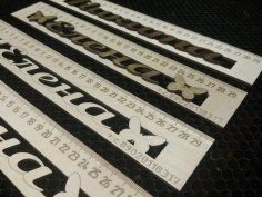 Laser Cut Wooden Rulers 3mm Free Vector