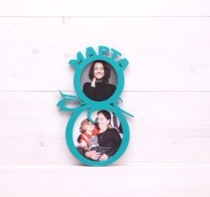 Laser Cut Women’s Day Photo Frame Free Vector