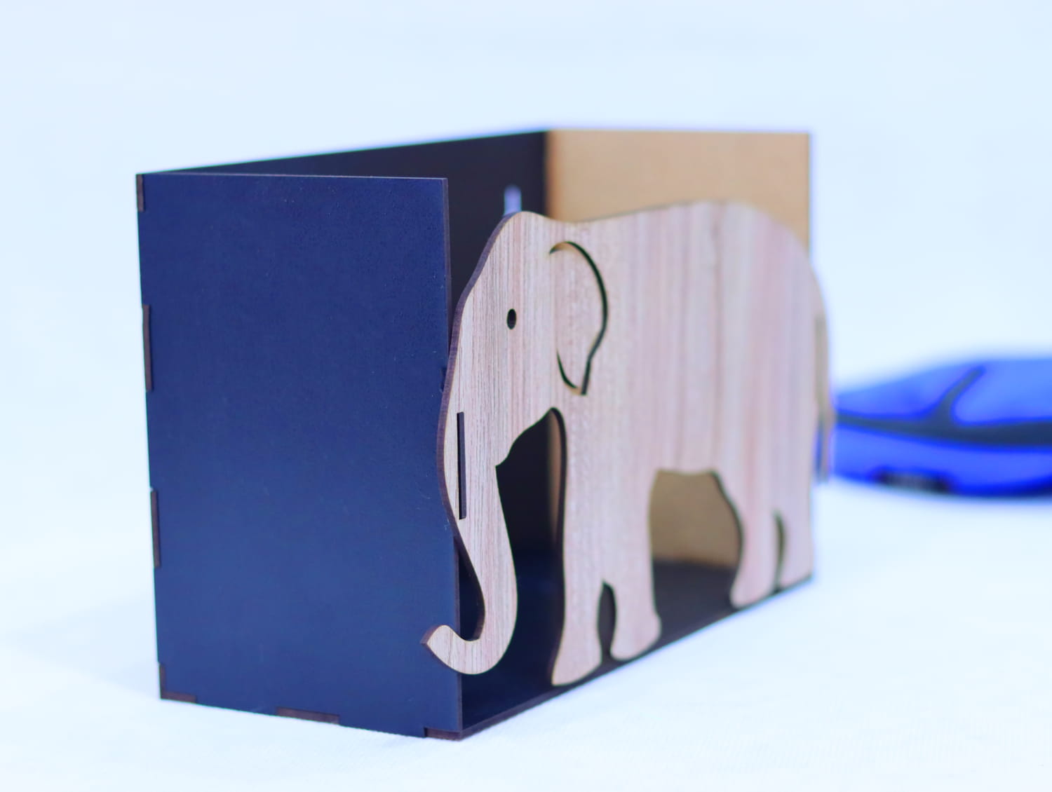 Laser Cut Elephant Wall Shelf Free Vector