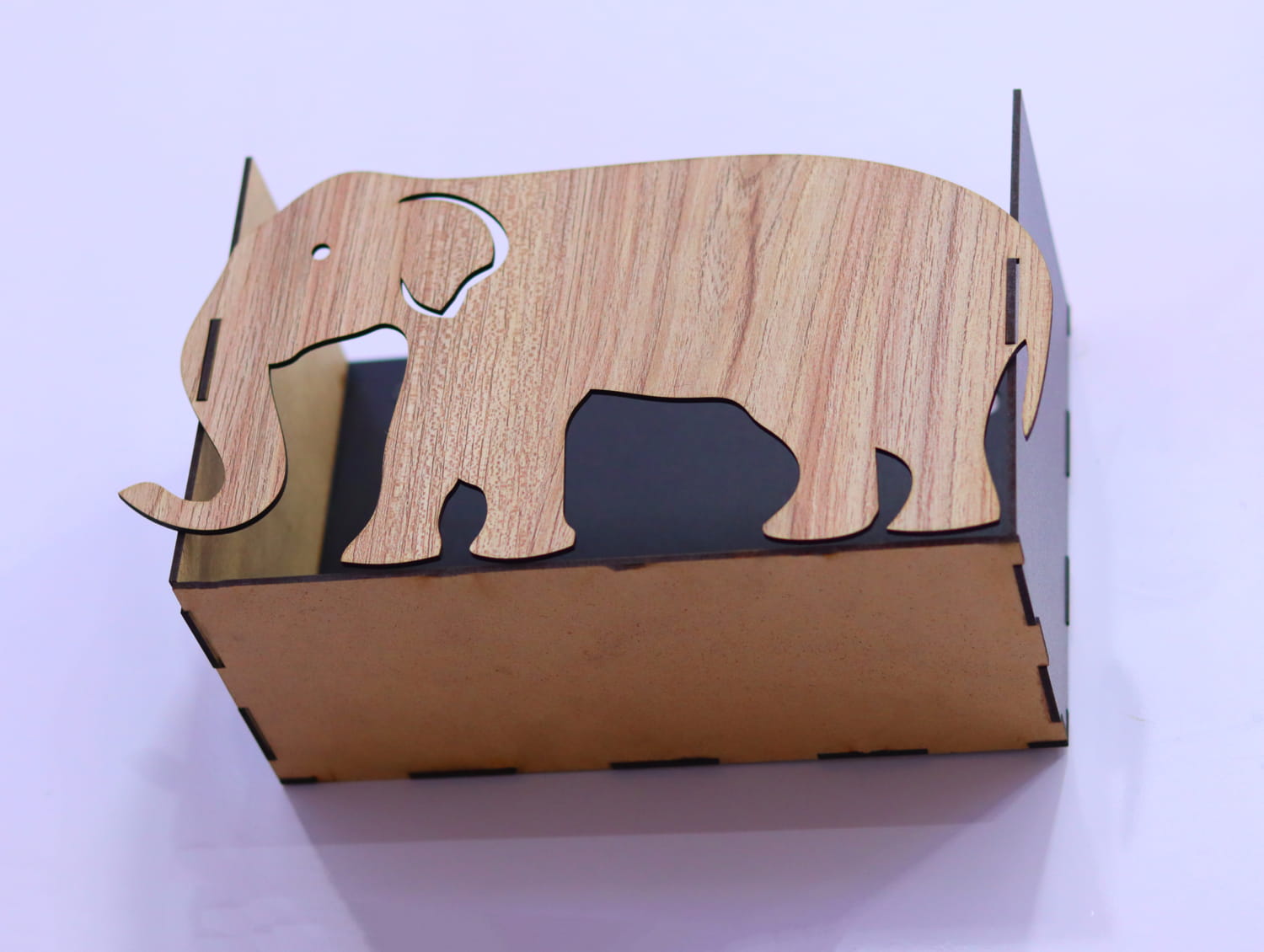 Laser Cut Elephant Wall Shelf Free Vector