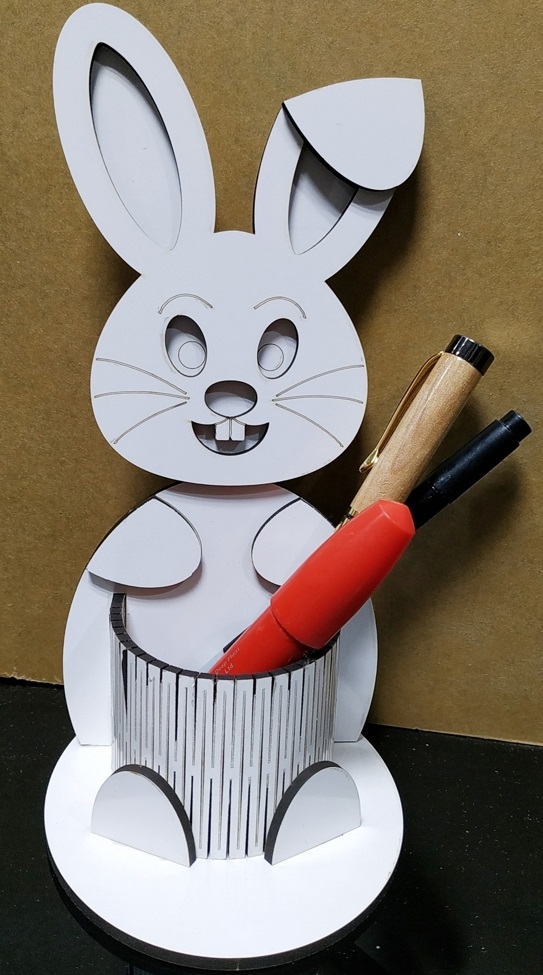 Лазерная резка Кролик Держатель ручки