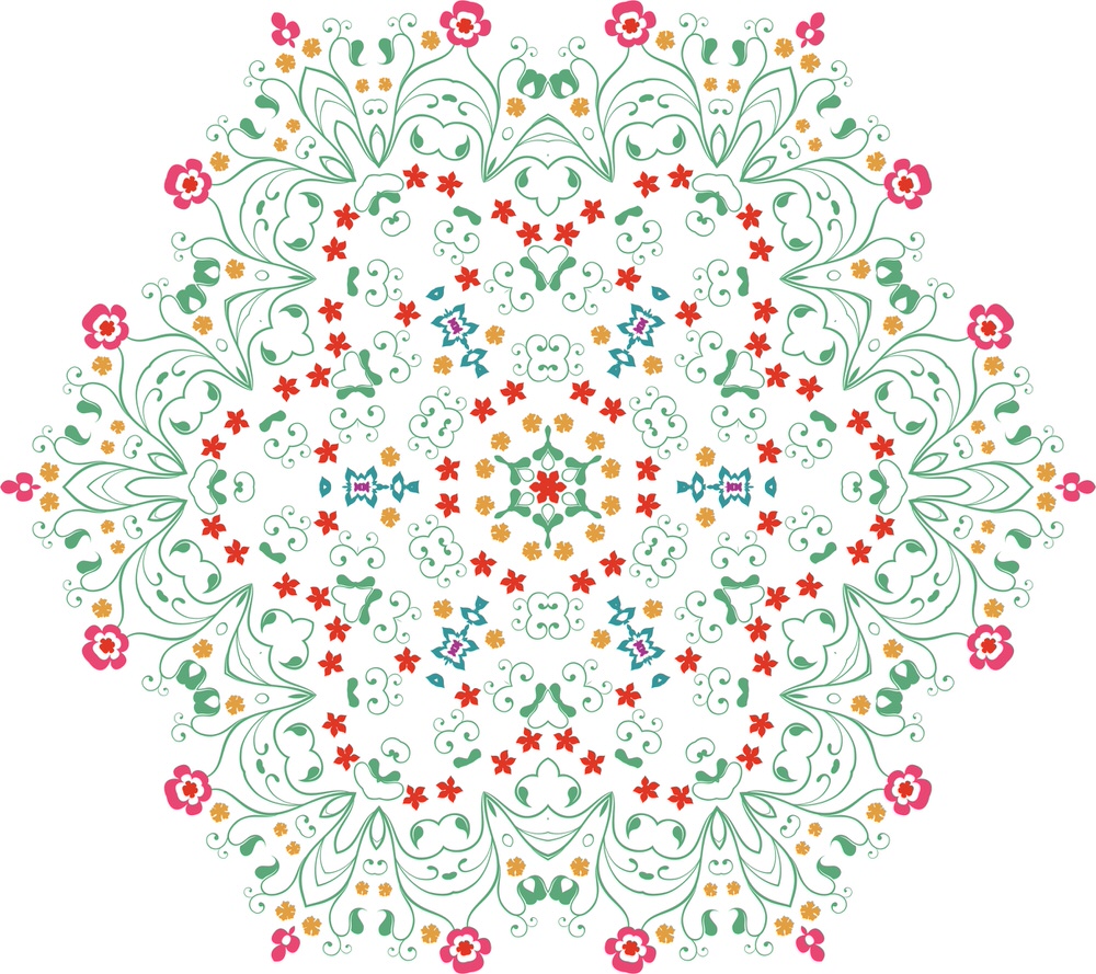 Mandala di fiori