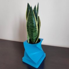 Twisted Flowerpot 3D Printer Model