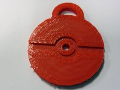 Pokeball Keytag 3D Printer Model