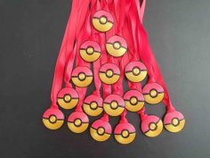 Pokeball Medal/necklace 3D Printer Model