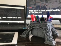 Eiffel Tower Vase / Pen Stand By PaX 3D Printer Model