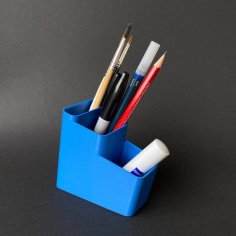 Angled Pen Holder 3D Printer Model